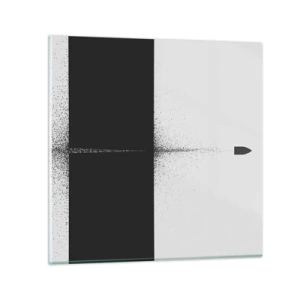 Glass picture - Straight to the Point - 60x60 cm