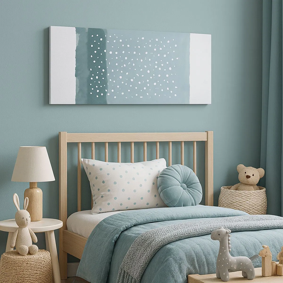 Canvas picture - Grown on the Blue - 100x40 cm