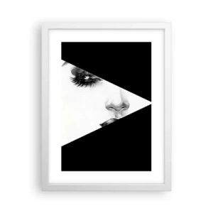 Poster in white frmae - Forever Uncovered  - 30x40 cm