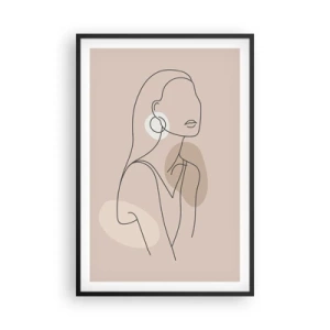 Poster in black frame - Icon of Girlhood - 61x91 cm