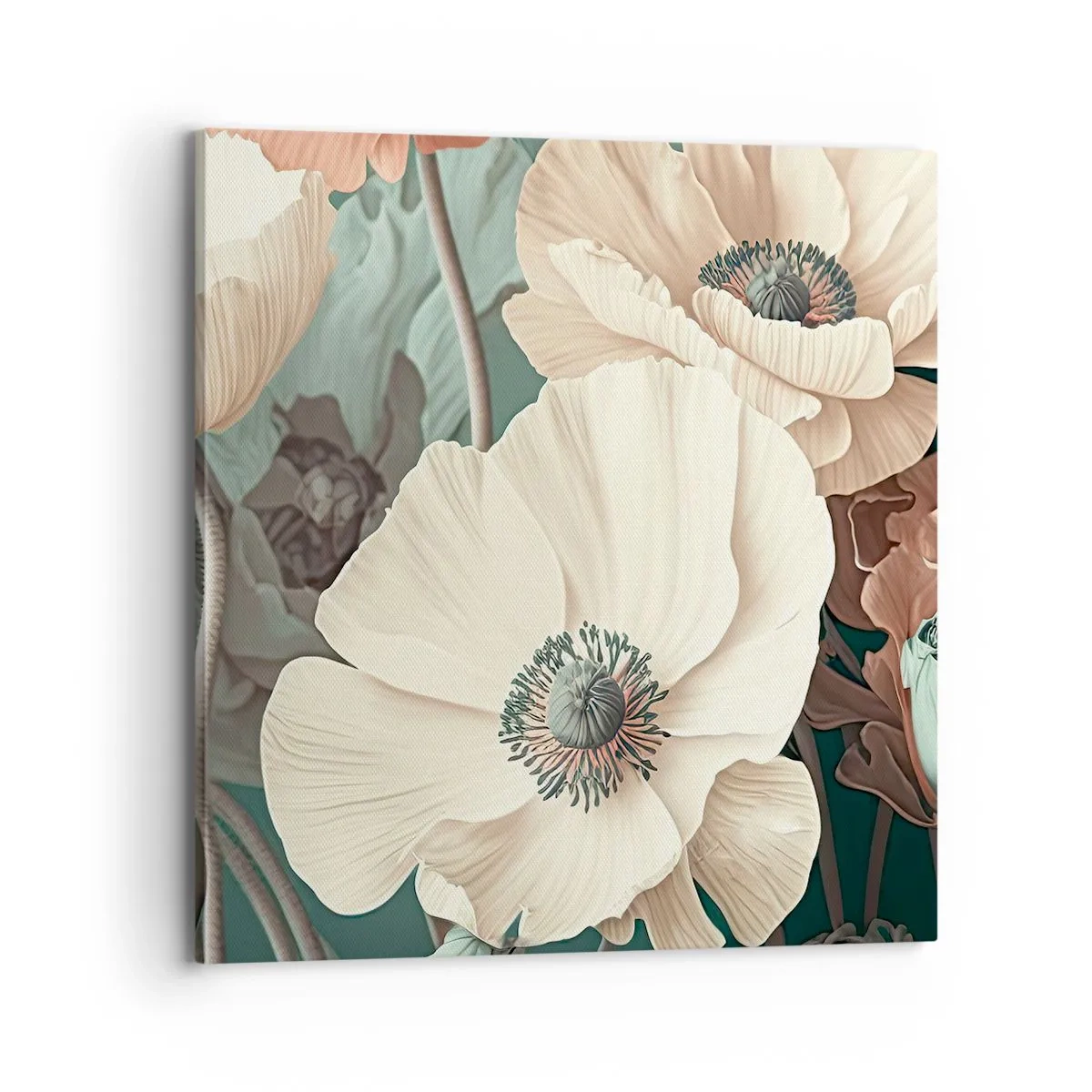 Canvas picture - Whisper of the Poppies - 70x70 cm