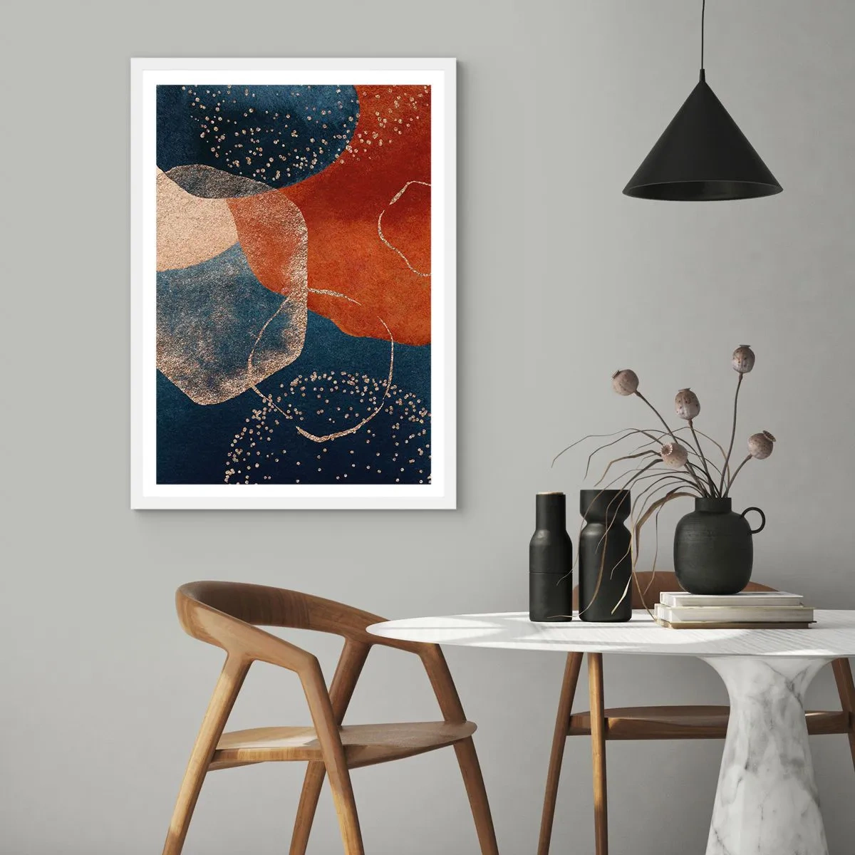 Poster in white frmae - Lightness of Being - 61x91 cm