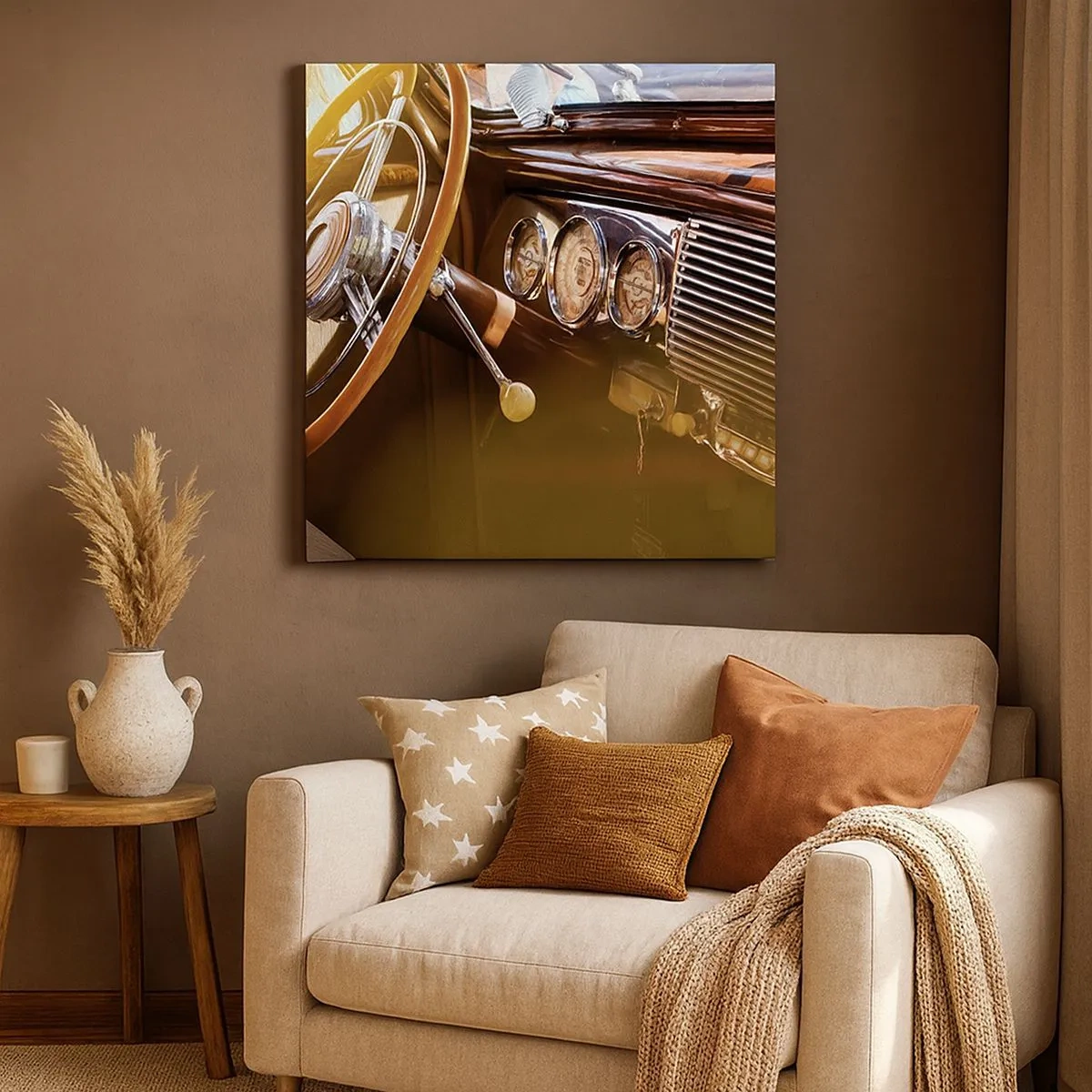 Canvas picture - Breath of Luxury form the Past - 30x30 cm