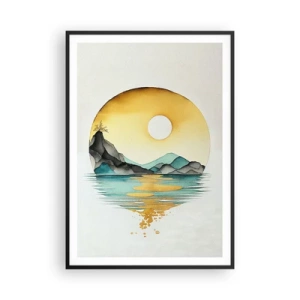 Poster in black frame - In the Circle of Beauty - 70x100 cm