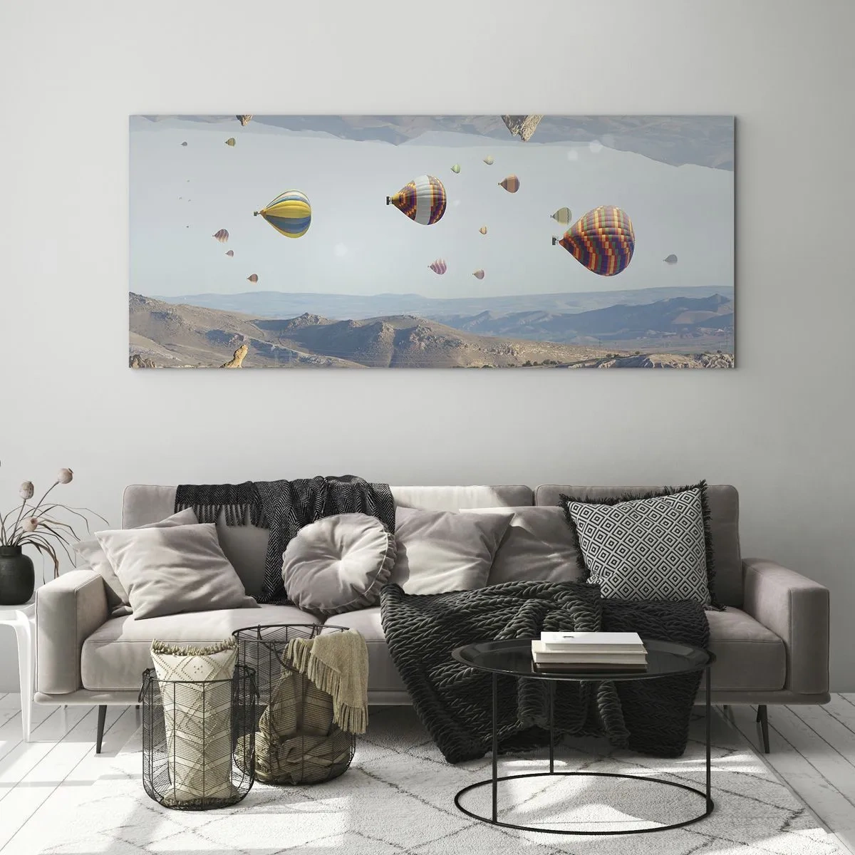 Glass picture - Here Everything Is Possible - 100x40 cm