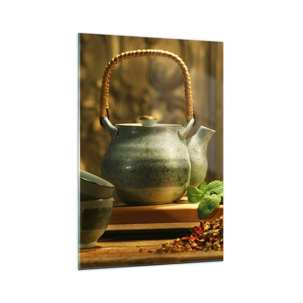 Glass picture - Treaty about Drinking Tea - 70x100 cm