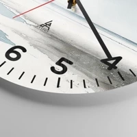 Clock face with numbers