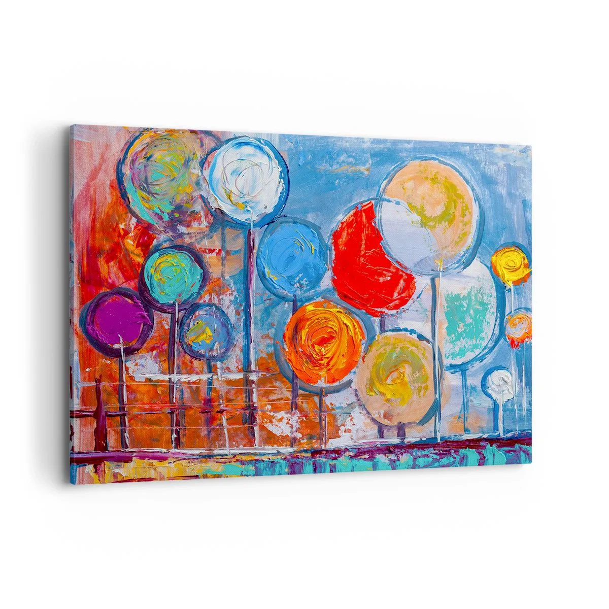 Canvas picture - Lolly Sticks - 120x80 cm