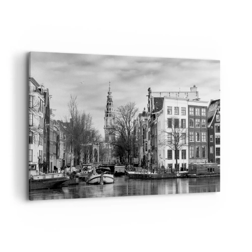 Canvas picture - Amsterdam Atmosphere - 100x70 cm