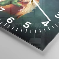 Clock face with numbers