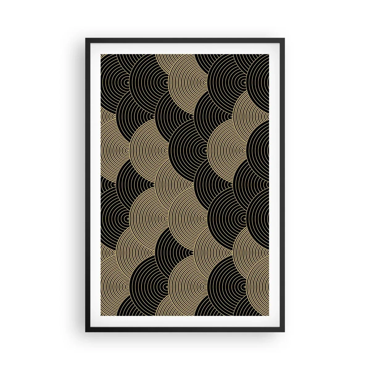 Poster in black frame - Unity in Multitude - 61x91 cm