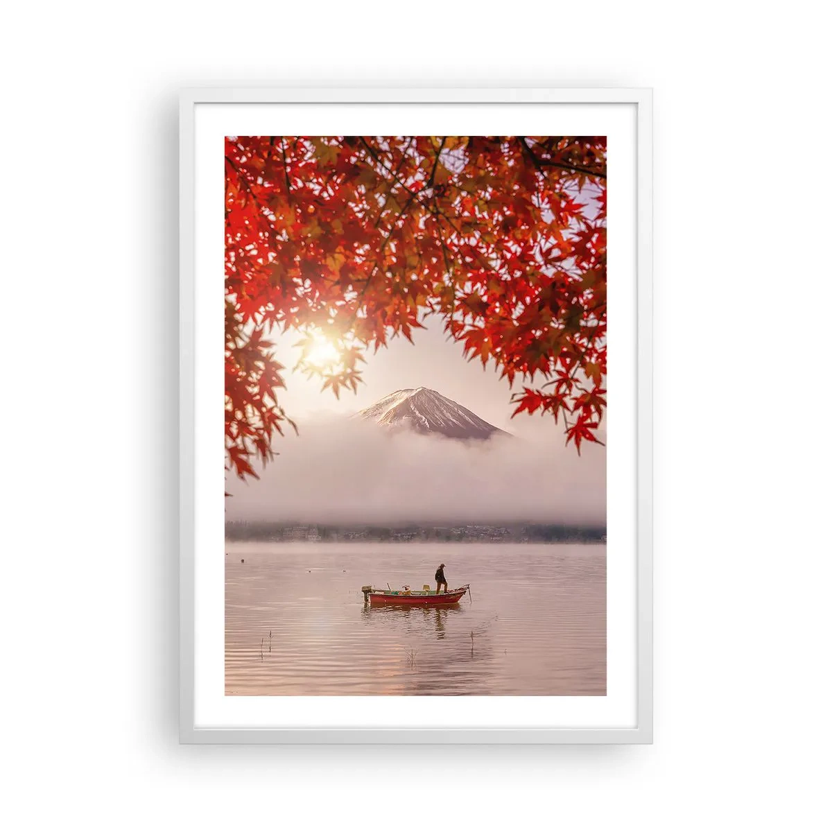 Poster in white frmae - In Japanese Style - 50x70 cm