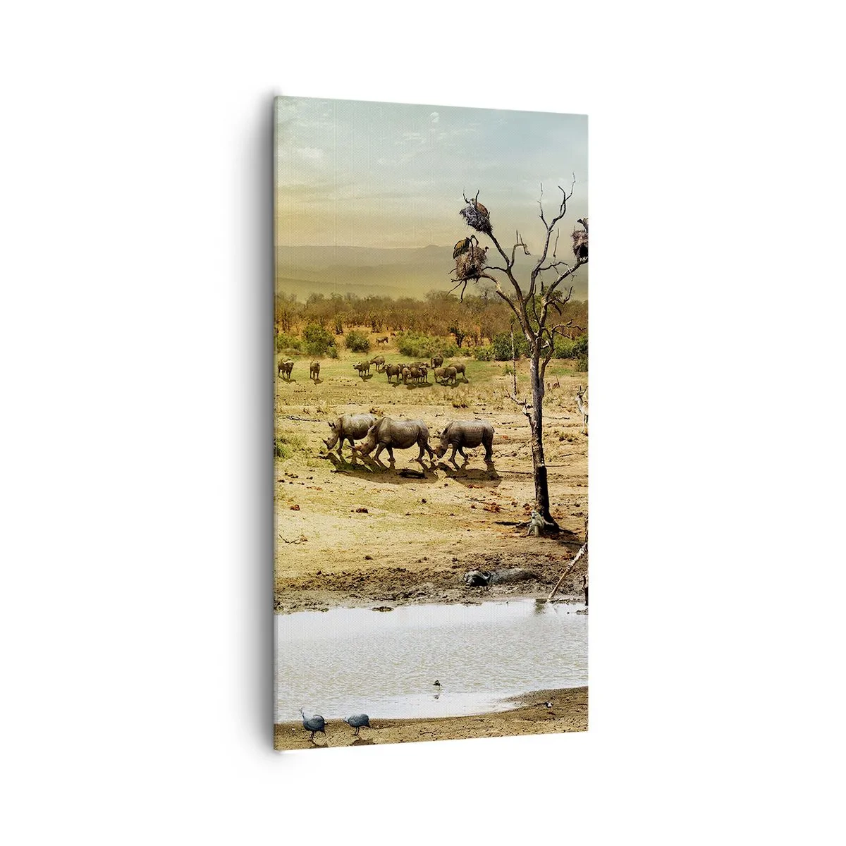 Canvas picture - There Is a River that Flows from Eden - 65x120 cm
