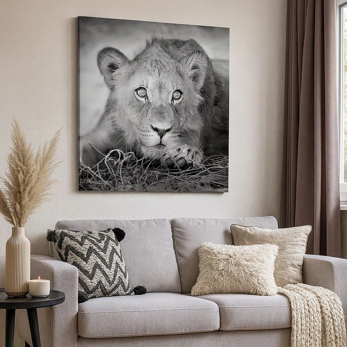 Canvas picture - Royal Puppy - 30x30 cm