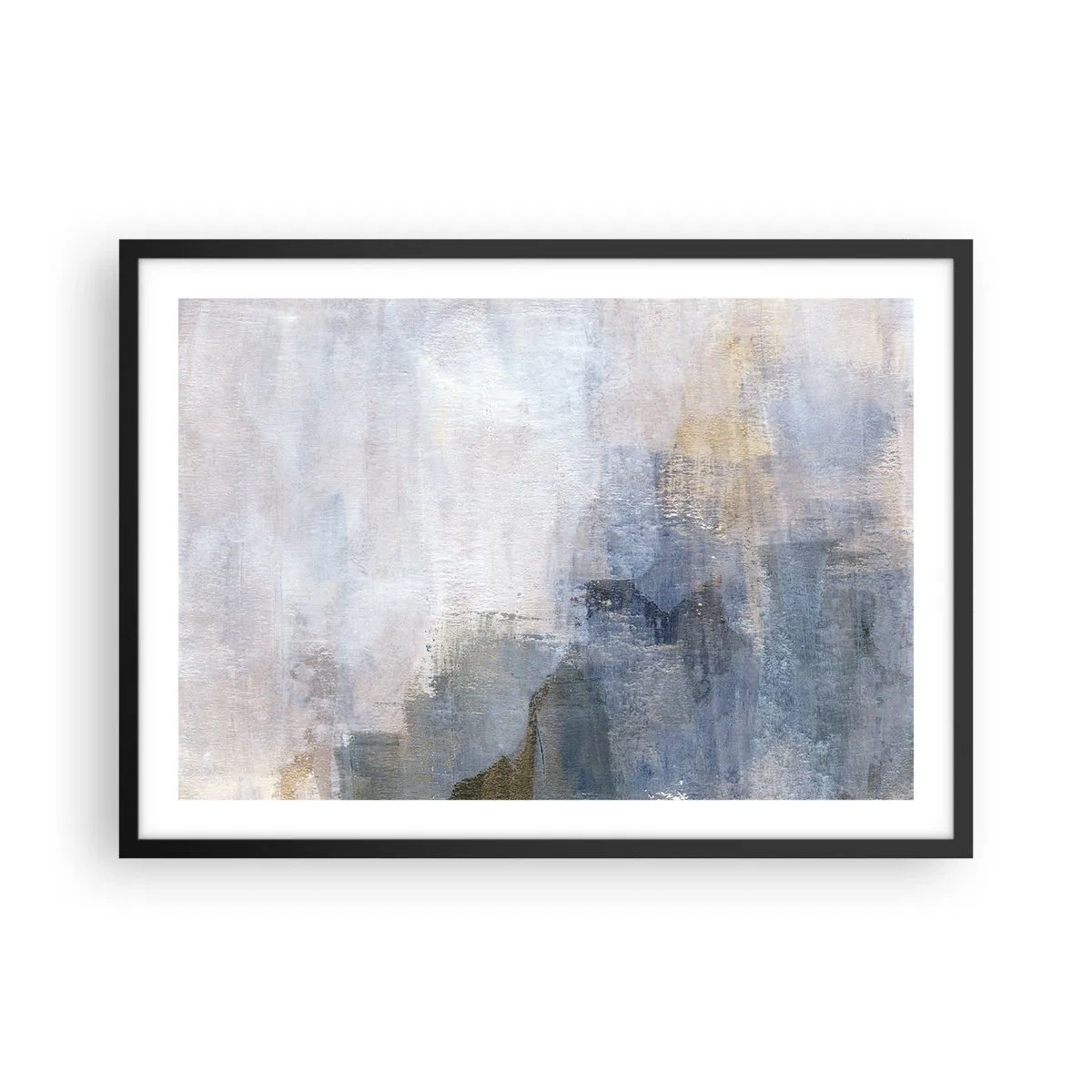 Poster in black frame - Tones and Chords of Colours - 70x50 cm
