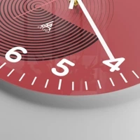 Clock face with numbers