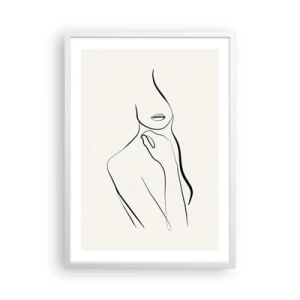 Poster in white frmae - Wave of Melancholy - 50x70 cm