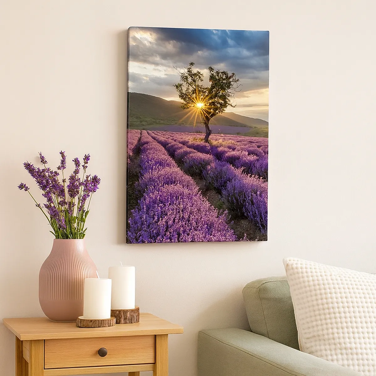 Canvas picture - Lilac Coloured Aroma - 50x70 cm