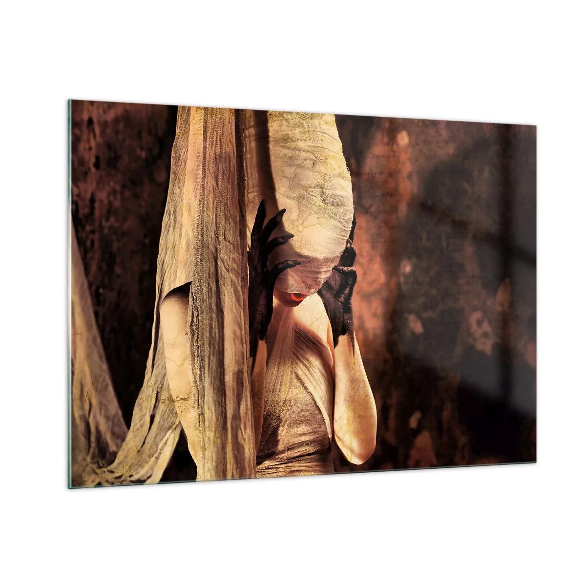 Glass picture - Between Good and Evil - 100x70 cm