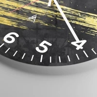 Clock face with numbers