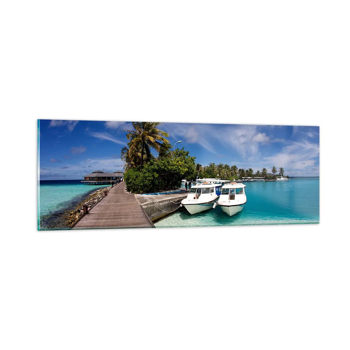 Glass picture - So Paradise Exists - 90x30 cm