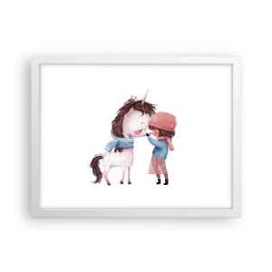 Poster in white frmae - Winter Tale - 40x30 cm