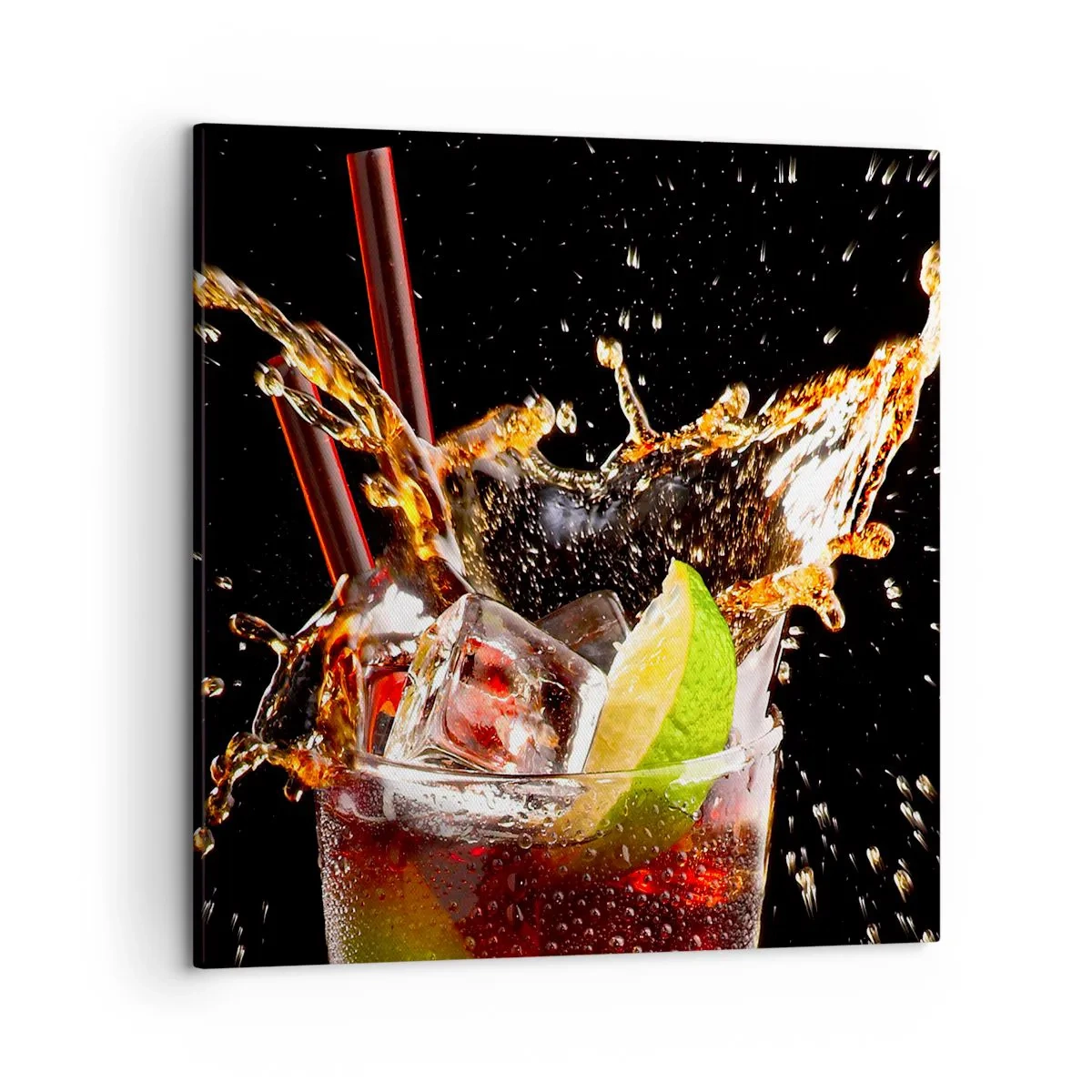 Canvas picture - Joy and Energy of Colours - 50x50 cm