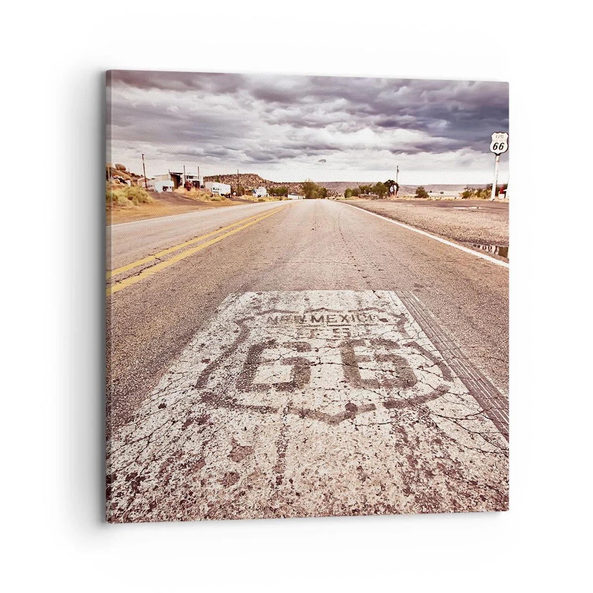 Canvas picture - Mother Road - American Legend - 70x70 cm