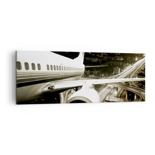 Canvas picture - Flying into the Night - 140x50 cm