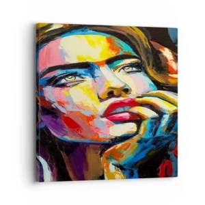 Canvas picture - Dreams Like Birds Flying in the Sky - 30x30 cm