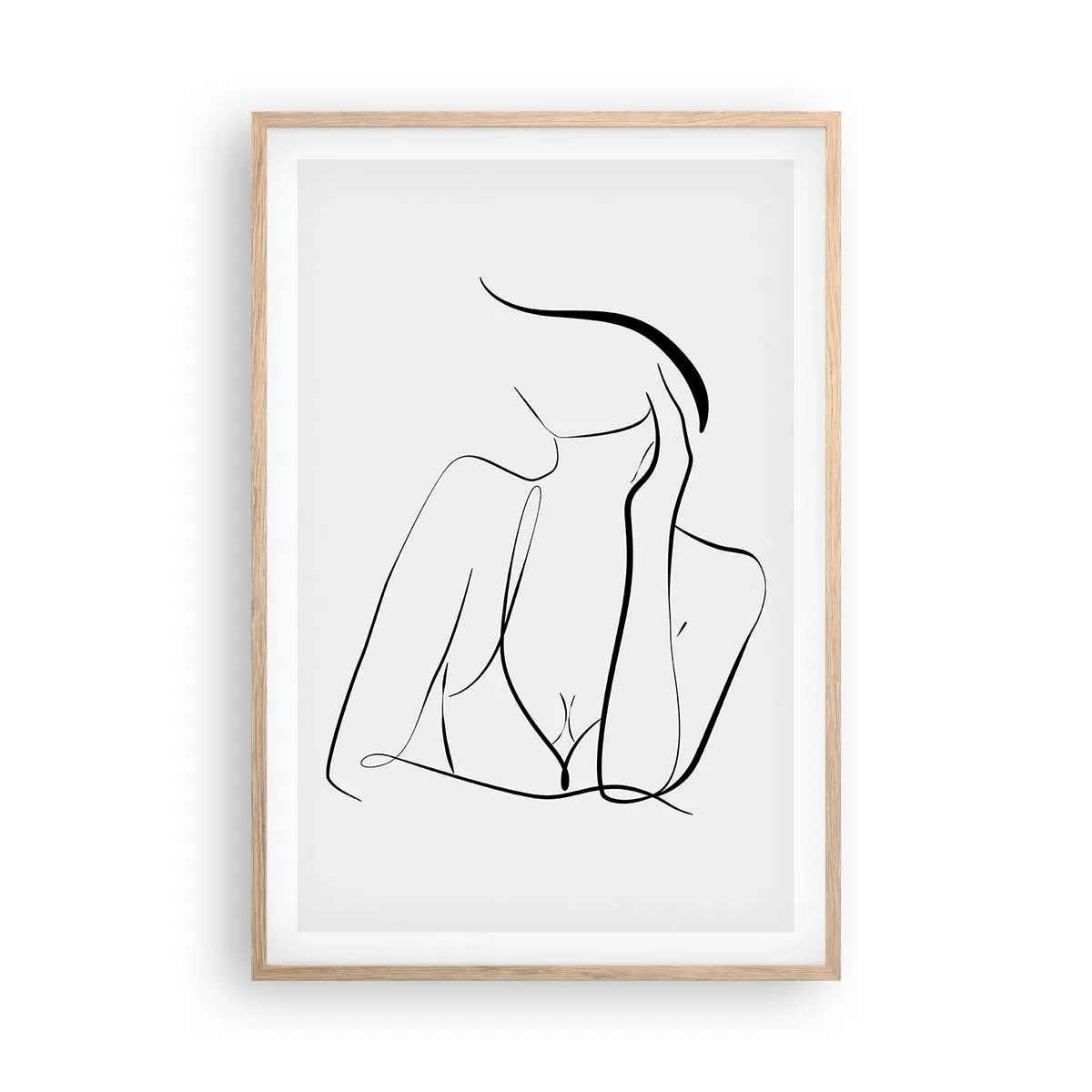 Poster in light oak frame - On Waves of Dreams - 61x91 cm