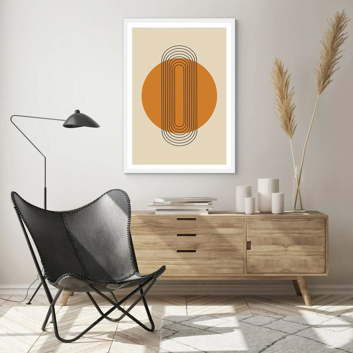 Poster in white frmae - Perfect Plan - 30x40 cm