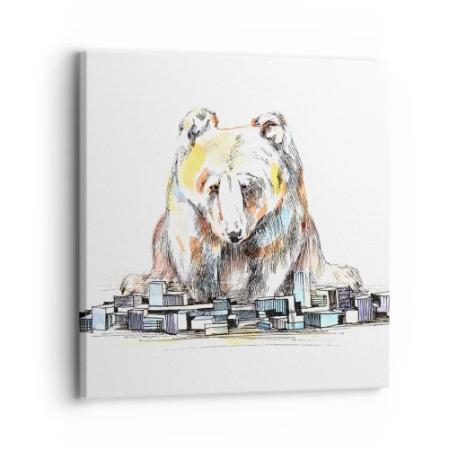 Canvas picture - How Can You Live like That? - 30x30 cm