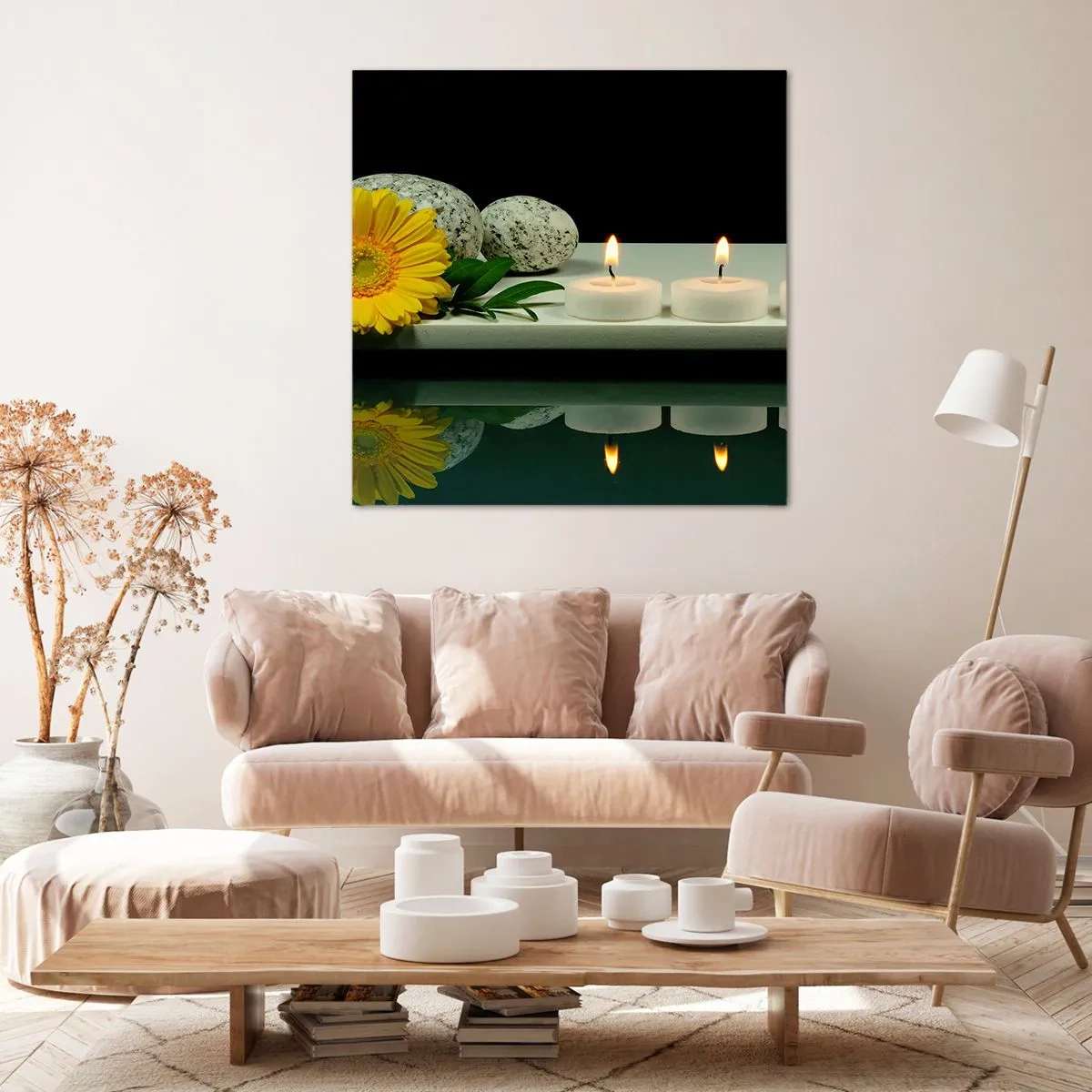 Canvas picture - Soothing of the Senses - 50x50 cm