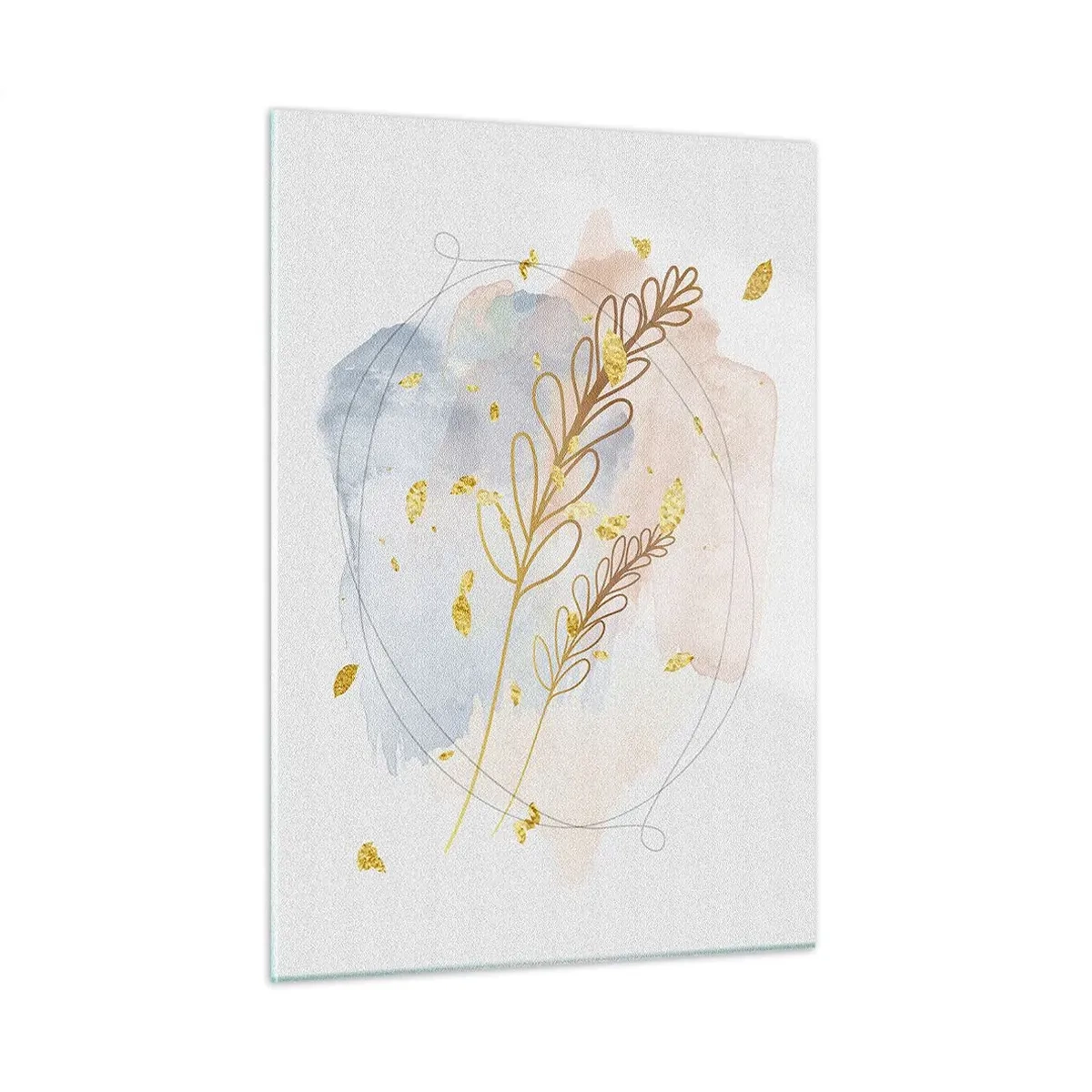 Glass picture - Golden Blast - 50x70 cm