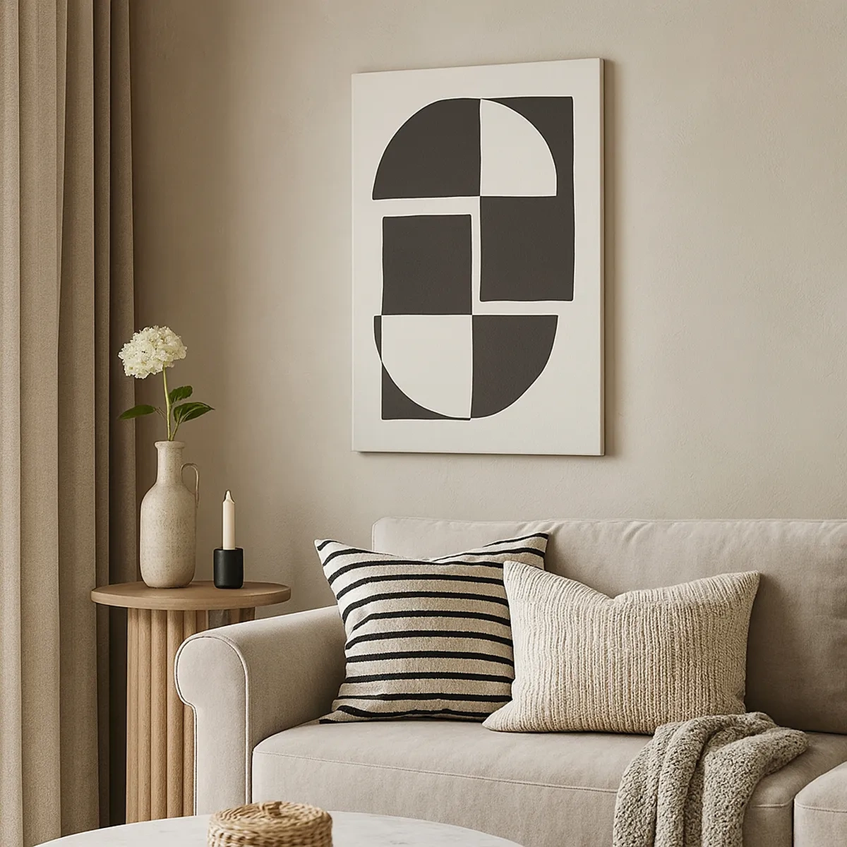 Canvas picture - Antithesis-Synthesis - 50x70 cm