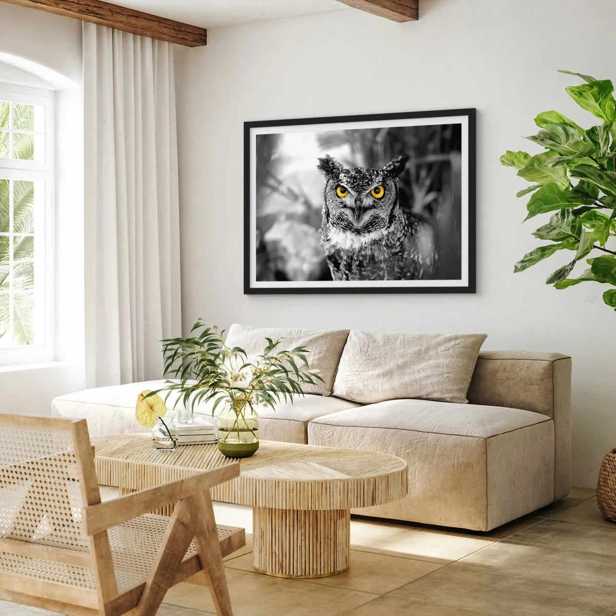 Poster in black frame - Nothing Can Hide - 100x70 cm