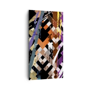 Canvas picture - Squared - 55x100 cm