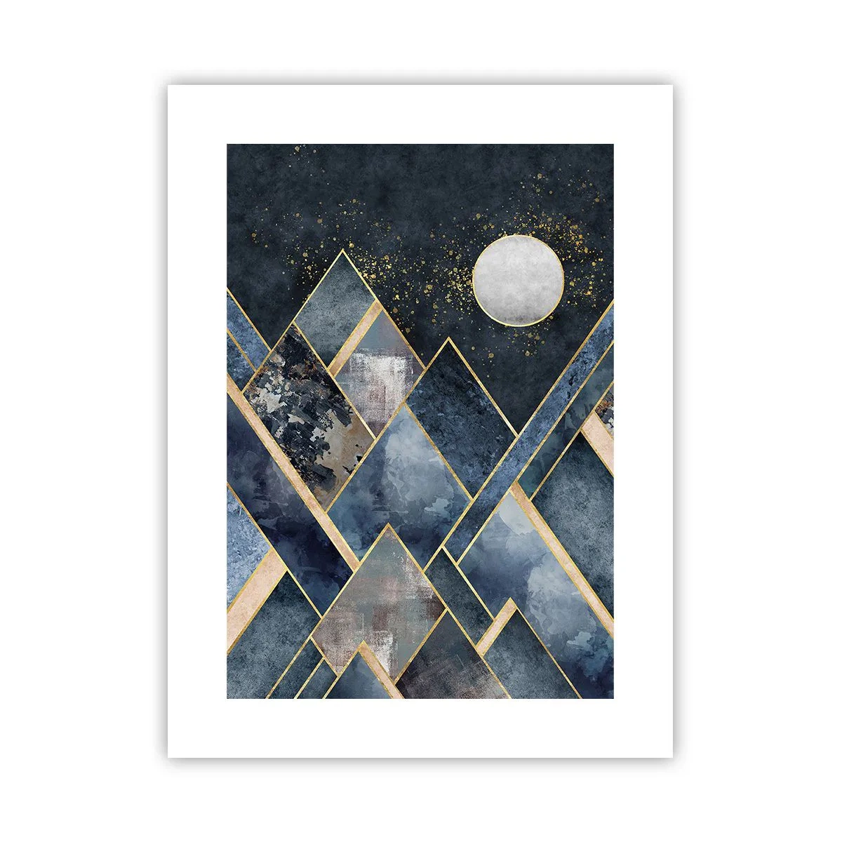 Poster - Geometrical Landscape - 30x40 cm