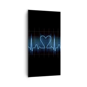 Canvas picture - In a Heartbeat - 65x120 cm