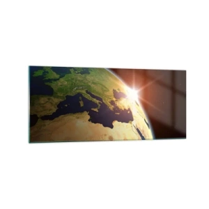 Glass picture - Sunrise  - 120x50 cm
