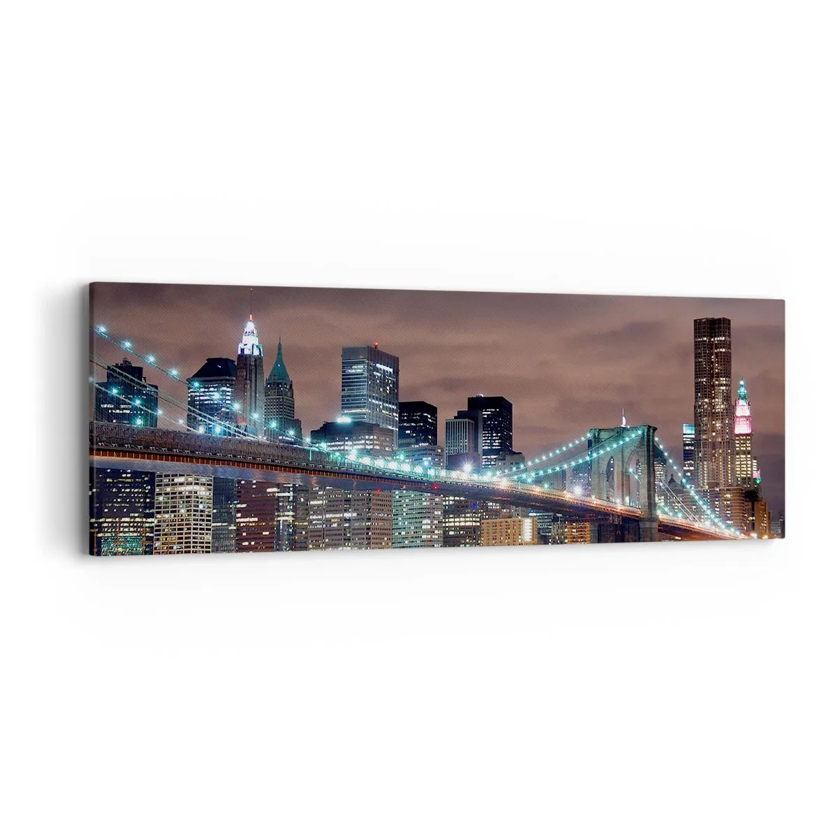 Canvas picture - Big City Lights - 90x30 cm