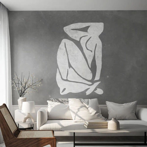 Photo Wallpaper Premium Canvas - Lost in Thoughts - Minimalistic, Act, Delicate - 450x315 cm