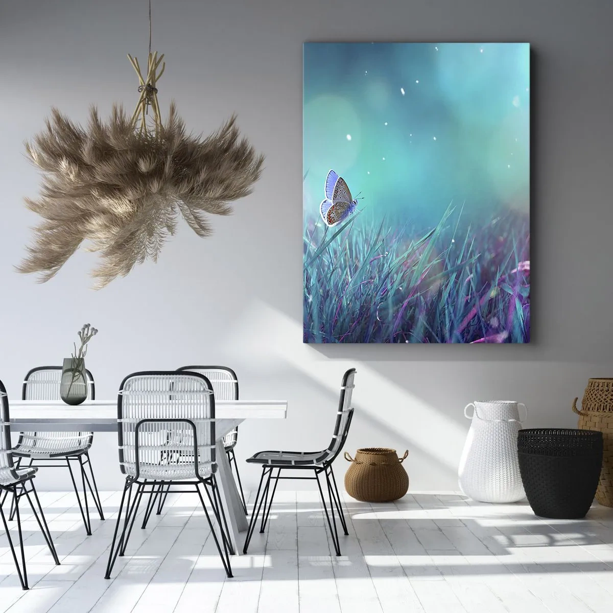 Canvas picture - Secret Life of a Meadow - 65x120 cm
