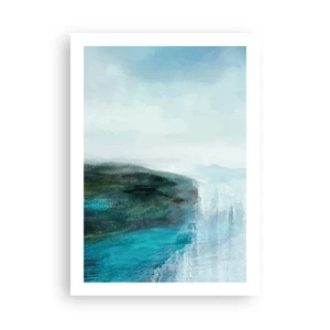 Poster - Marine Abstract - 50x70 cm