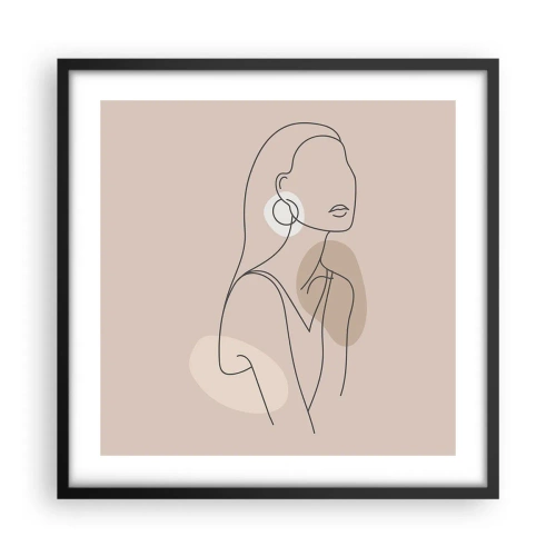 Poster in black frame - Icon of Girlhood - 50x50 cm