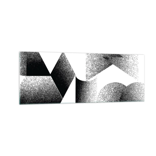 Glass picture - Angles and Ovals - 140x50 cm