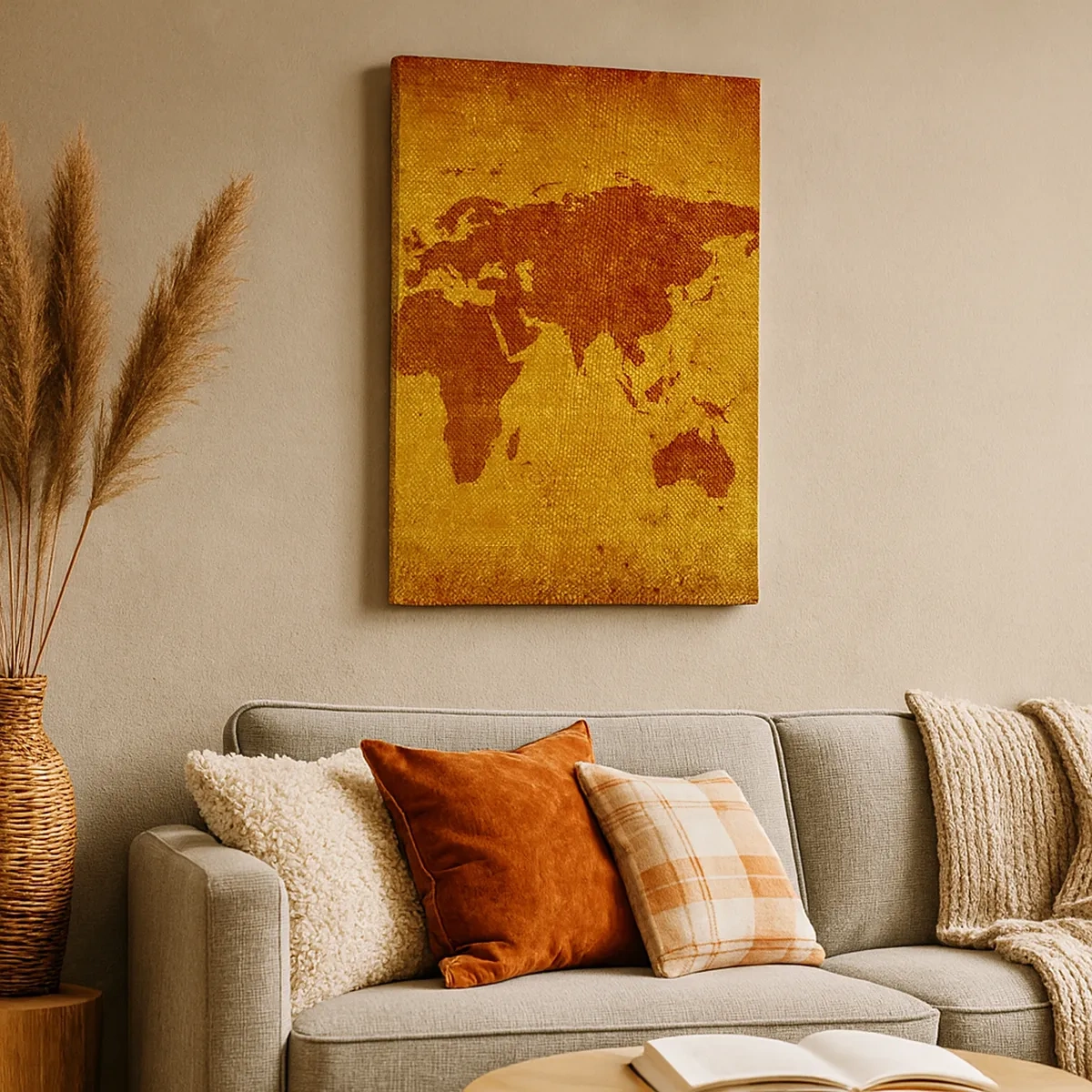 Canvas picture - Invitation for Travel - 50x70 cm