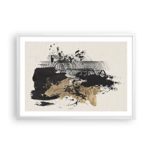 Poster in white frmae - Composition With Passion - 70x50 cm