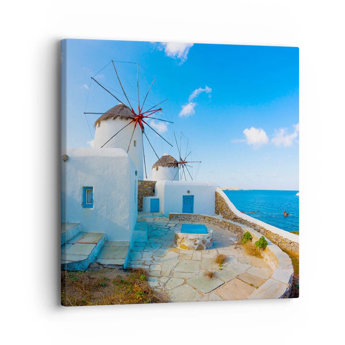 Canvas picture - Blue Wind from the Sea - 30x30 cm